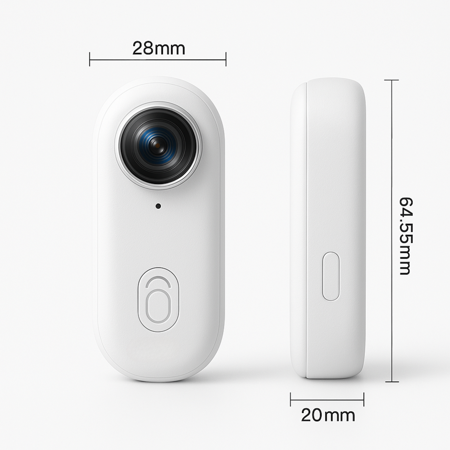 4k Geniş Açı Magnetli Body Cam