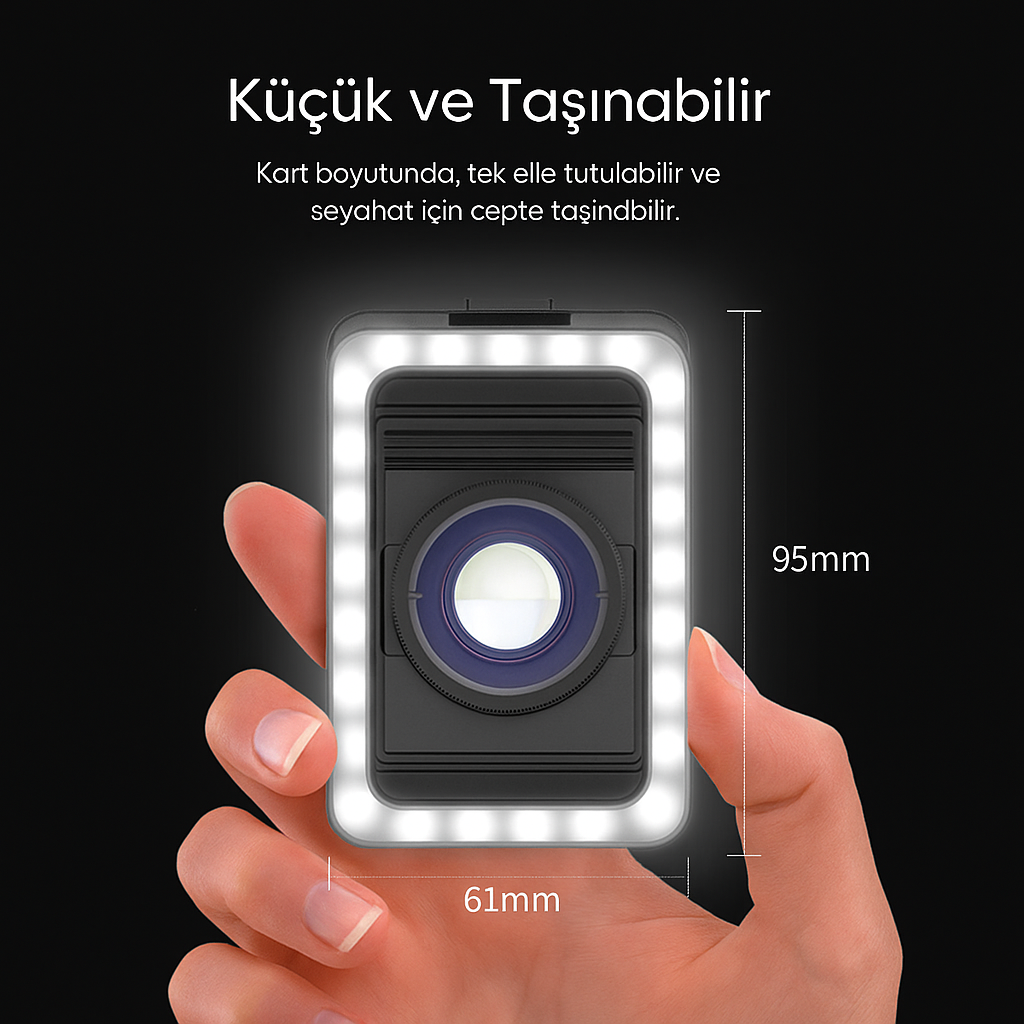100mm Makro Işıklı Lens Kiti