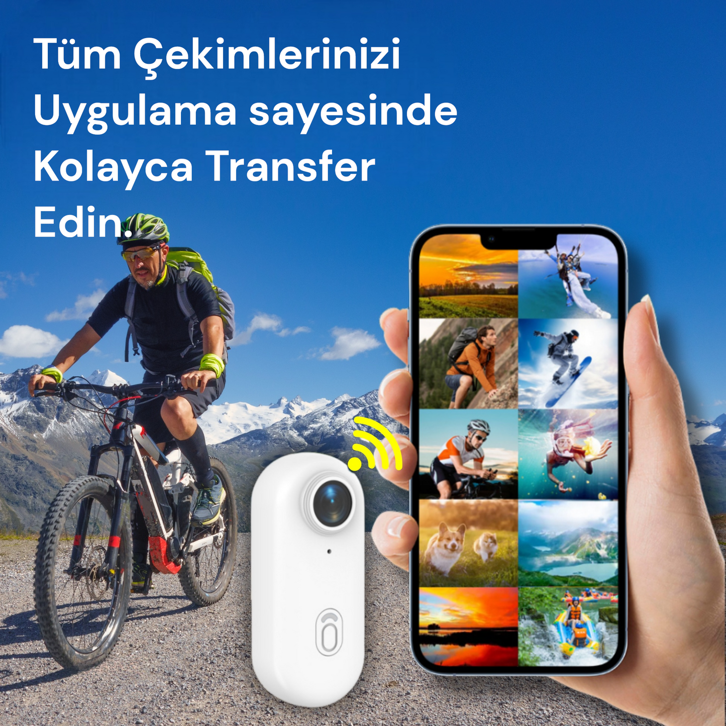 4k Geniş Açı Magnetli Body Cam