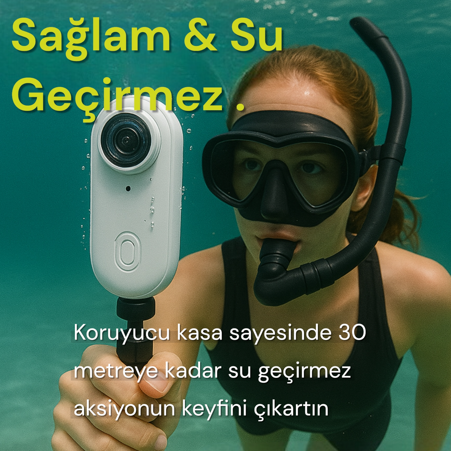4k Geniş Açı Magnetli Body Cam