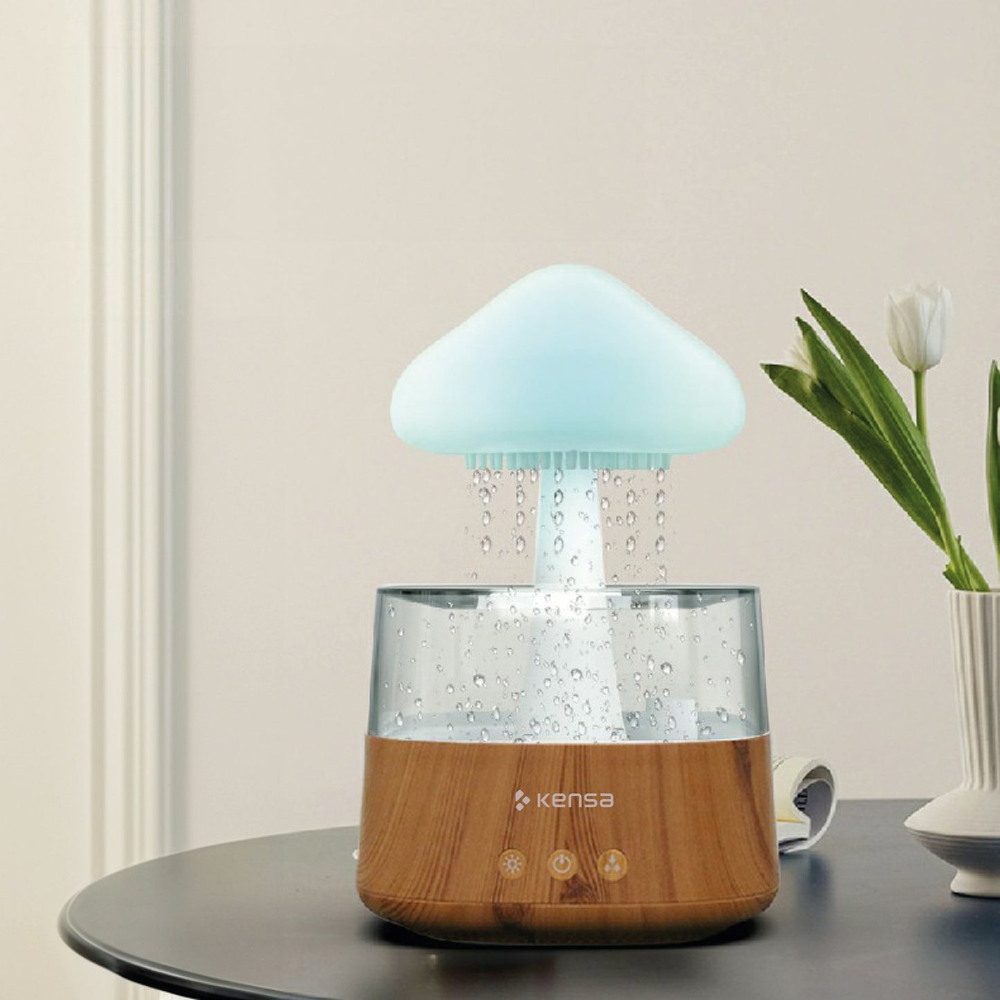 Mantar Tasarımlı Ultrasonik Hava Nemlendirici ve Aroma Difüzörü