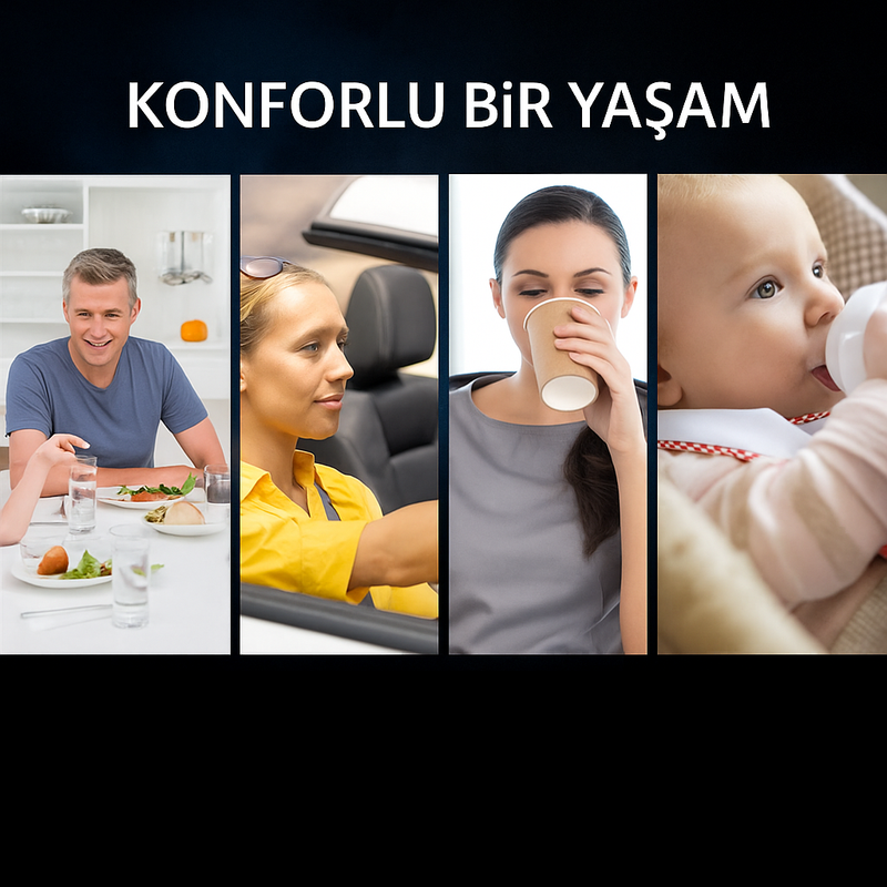 Bardak Soğutucu Isıtıcı 2'si1 Bardak