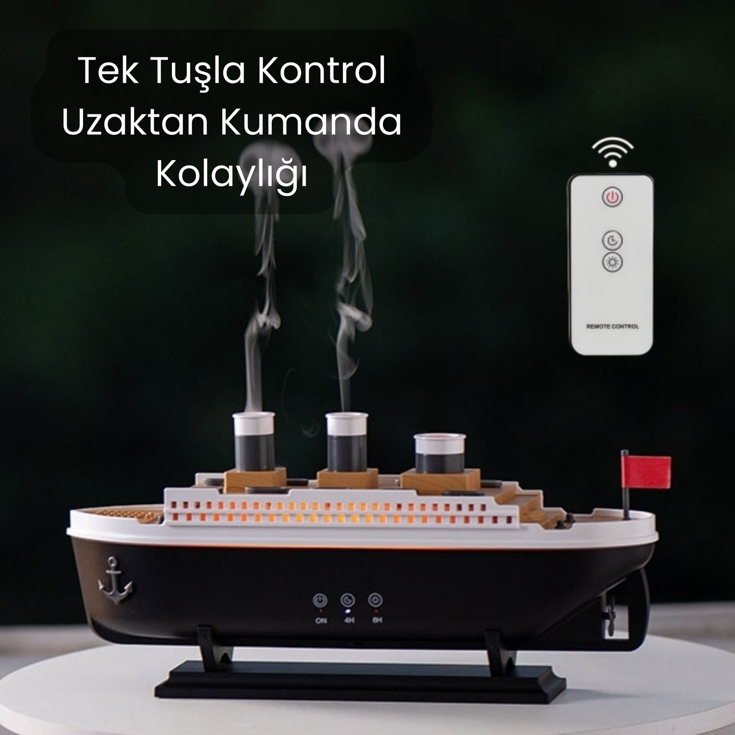 Titanik Model Kumandalı Dekoratif Hava Nemlendirici