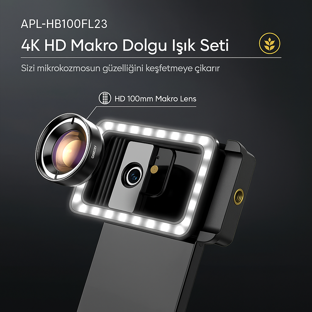 100mm Makro Işıklı  Lens Kiti
