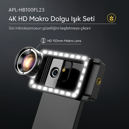 100mm Makro Işıklı  Lens Kiti