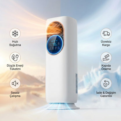 Sıcak & Soğuk Akıllı Klima – UV Sterilizasyonlu, Uzaktan Kumandalı