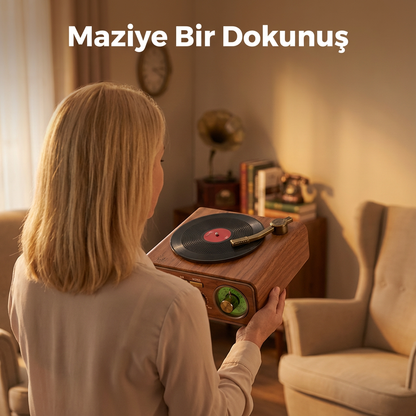 Plak Görünümlü Bluetooth Radyo Hoparlör