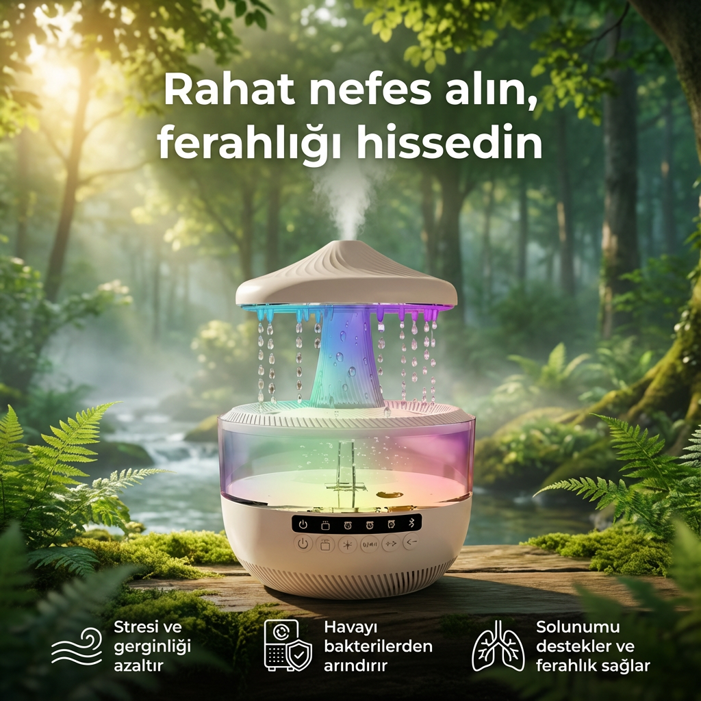Ultrasonik Bulut Aromaterapi Hava Nemlendirici
