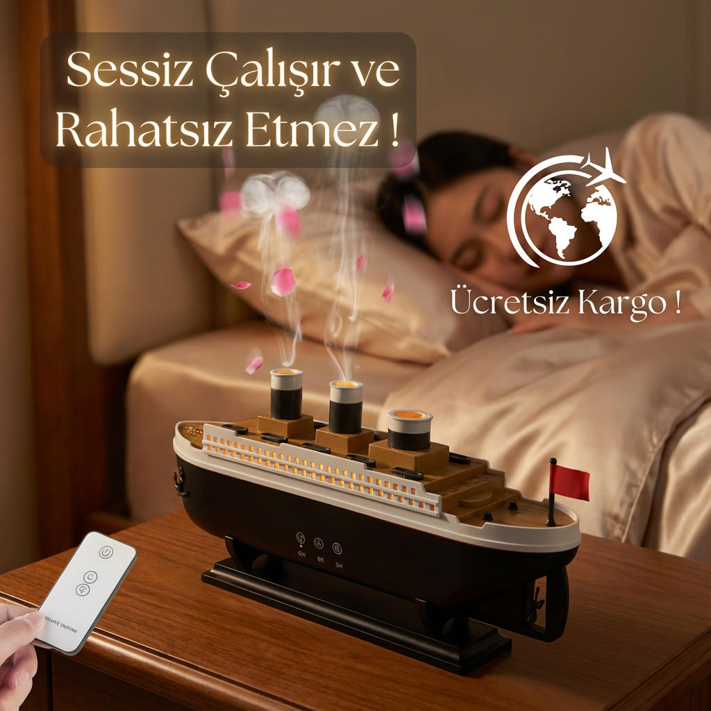 Titanik Model Kumandalı Dekoratif Hava Nemlendirici