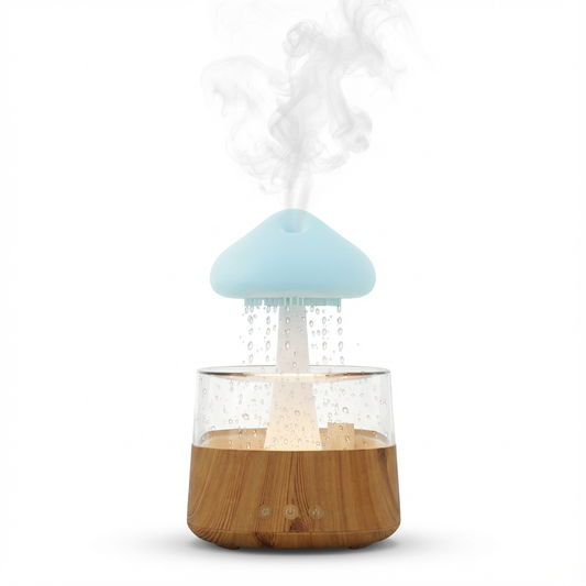 Mantar Tasarımlı Ultrasonik Hava Nemlendirici ve Aroma Difüzörü