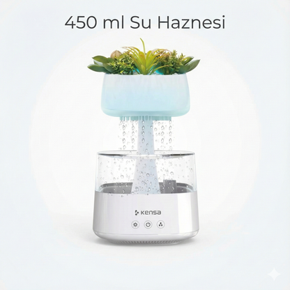 Yağmur Bulutu Tasarımlı Ultrasonik Hava Nemlendirici