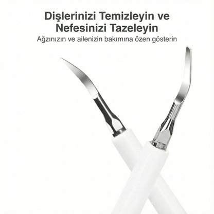 Ultrasonik Diş Taşı Temizleme Cihazı ve Fırça Seti