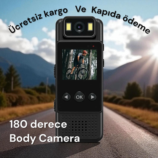 Body Camera  180° Geniş Açı