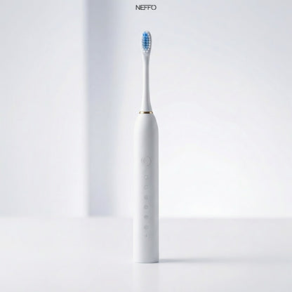 Şarjlı Elektrikli Diş Fırçası – USB Şarjlı, 3+1 Başlık, 6 modlu