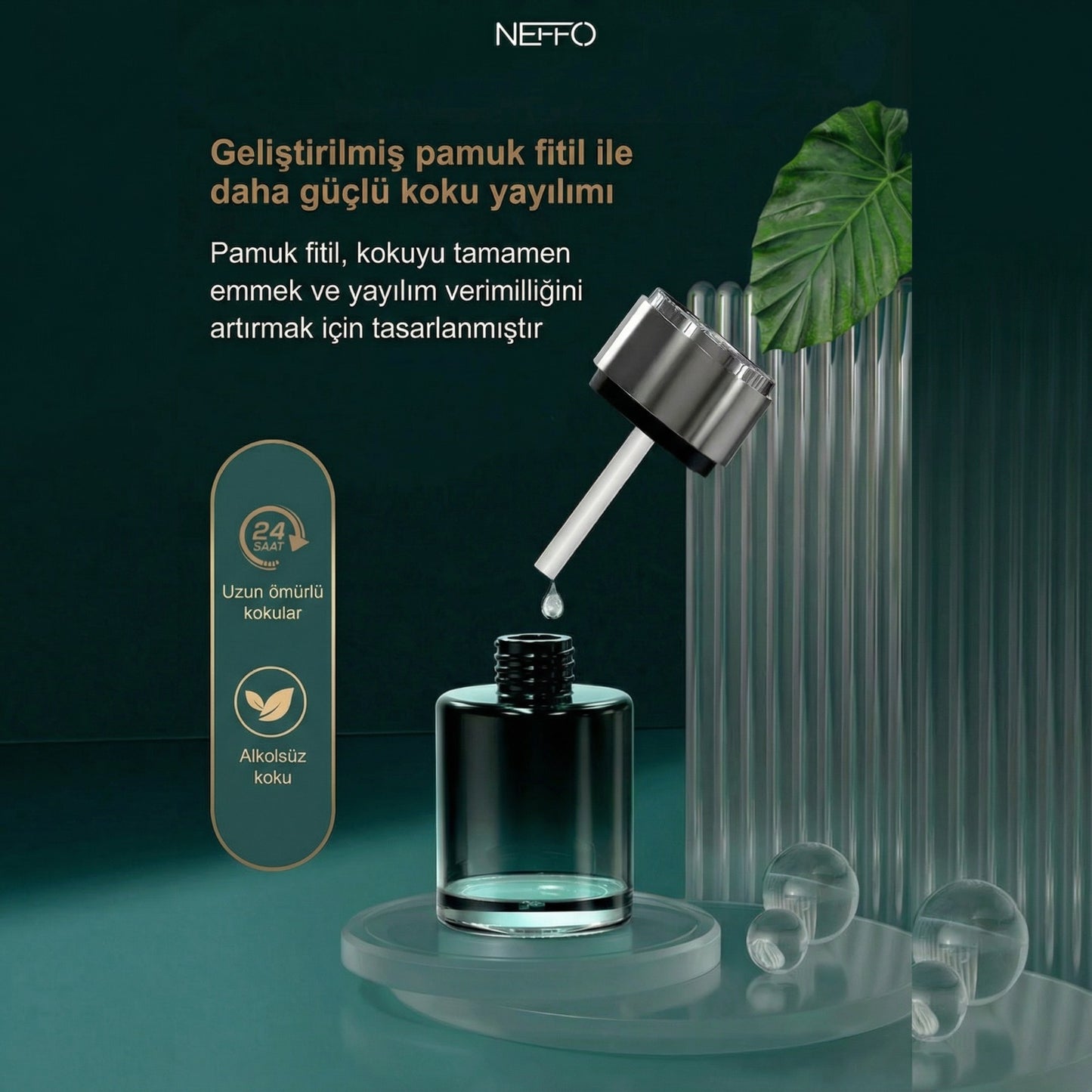 Araç İçi Otomatik Koku Makinesi – 160ML, Lazer Tavan Işığı, 300mAh