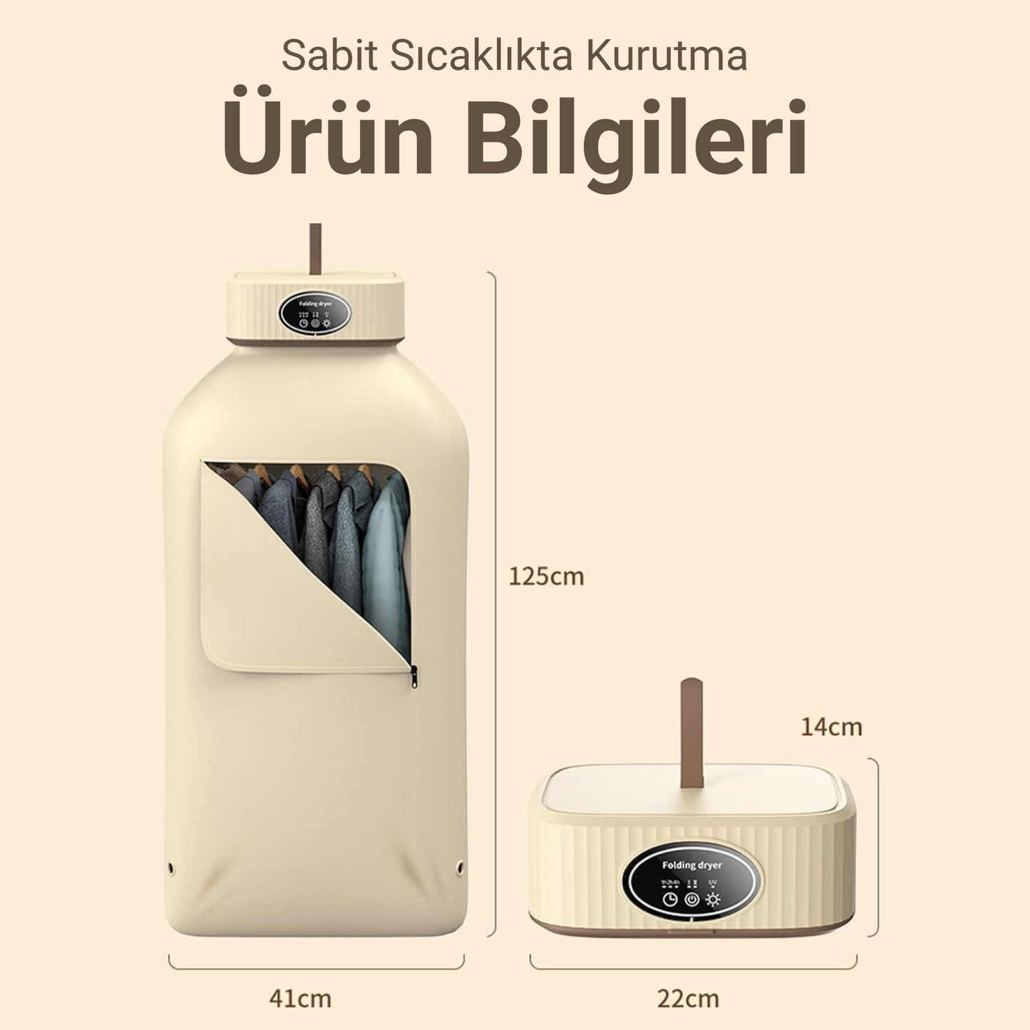 Katlanır Çamaşır Kurutma Makinesi