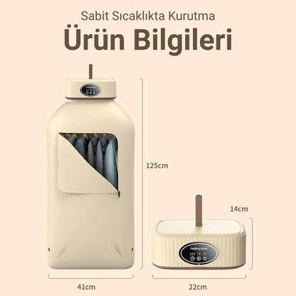 Katlanır Çamaşır Kurutma Makinesi