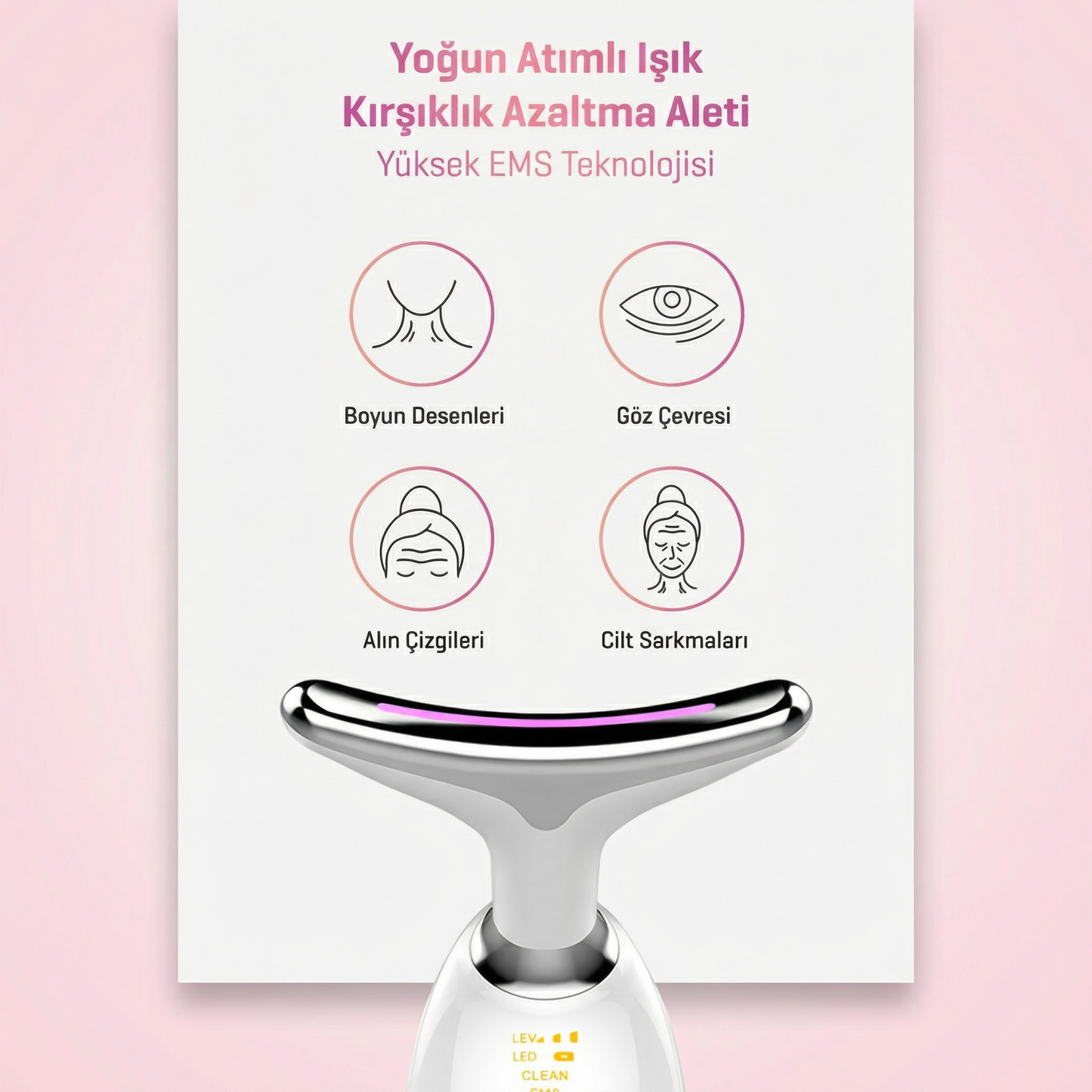 EMS Yüz Sıkılaştırıcı & Kırışıklık Giderici Anti Aging Cihaz