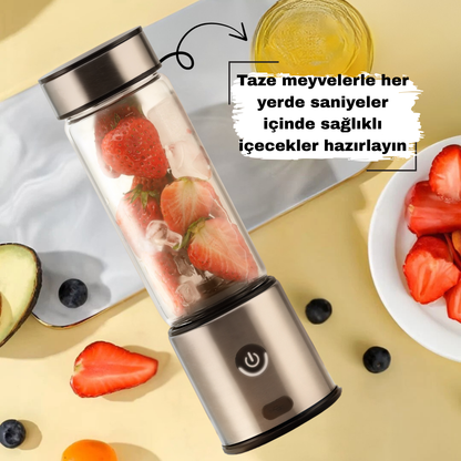 Taşınabilir Şarjlı Blender-cam Hazneli