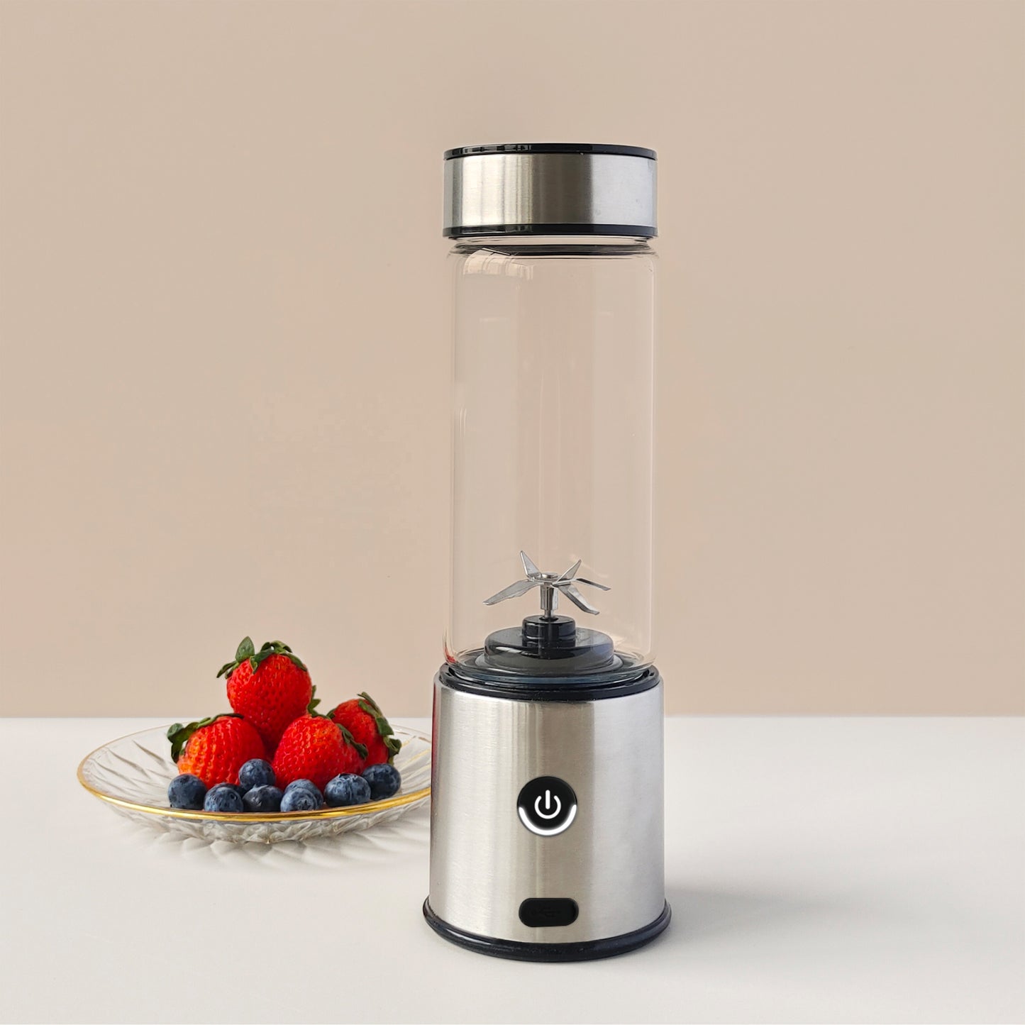 Taşınabilir Şarjlı Blender-cam Hazneli