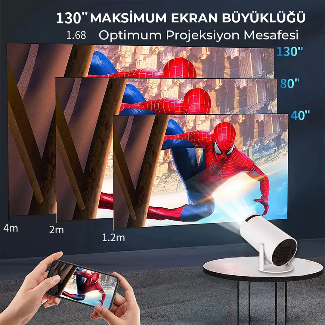 Taşınabilir HD Android Projeksiyon