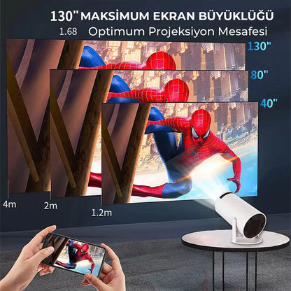 Taşınabilir HD Android Projeksiyon