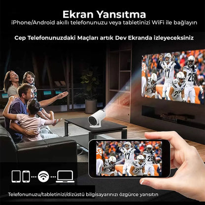 Taşınabilir HD Android Projeksiyon